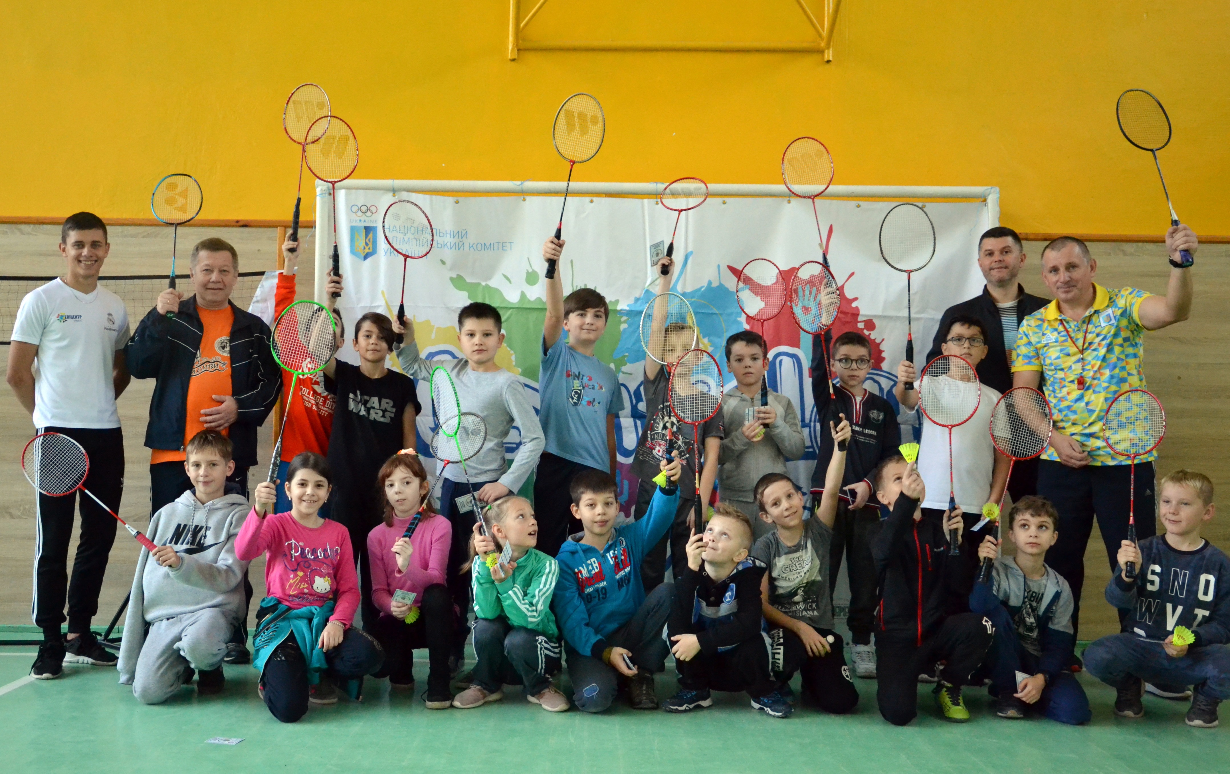 Юні бадмінтоністи